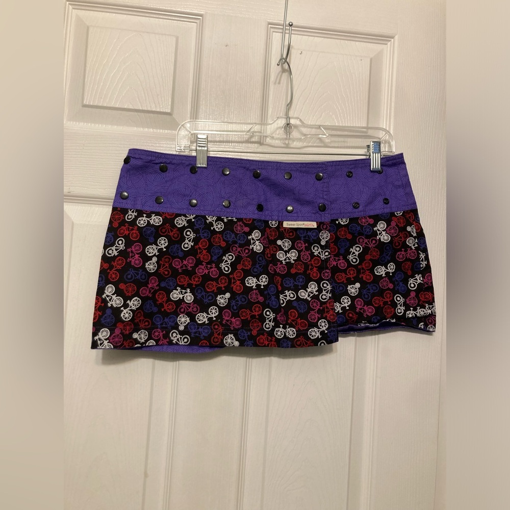 Sweet Spot adjustable cotton athletic cycling skirt